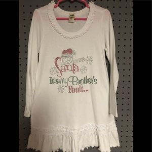 Santa, It’s My Brothers Fault Shirt/Dress